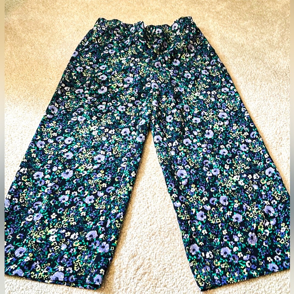Women’s xsp loft wide leg cropped petite dress pants. Like new.